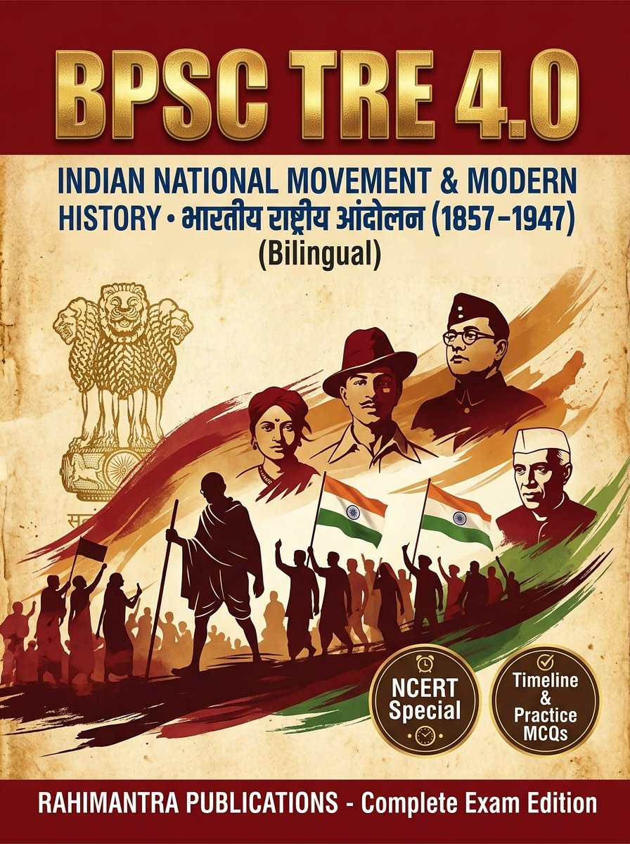 BPSC TRE 4 Master Book | Indian National Movement & Modern History | Bilingual